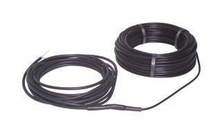 Prednosti: dvožilni grijači kabel 100% oplet Visoka kvaliteta plašta Kratkotrajno otporan do 240 C 20 godina jamstva Primjena: Namijenjeni su za vanjske
