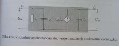 prenosu od emitorskega spoja prek baze do kolektorskega spoja Pri nenadnem povečanju prevodne napetosti močno poveča strmina koncentracija vrzeli na robu emitorskega spoja.