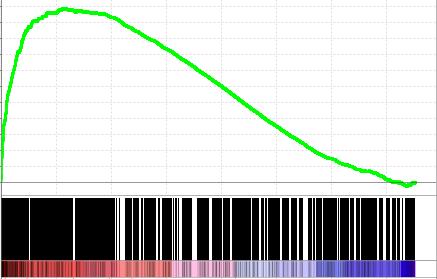0 Genes Depleted in P47 K14Cre cko HFSCs P43 HG NES = 2.