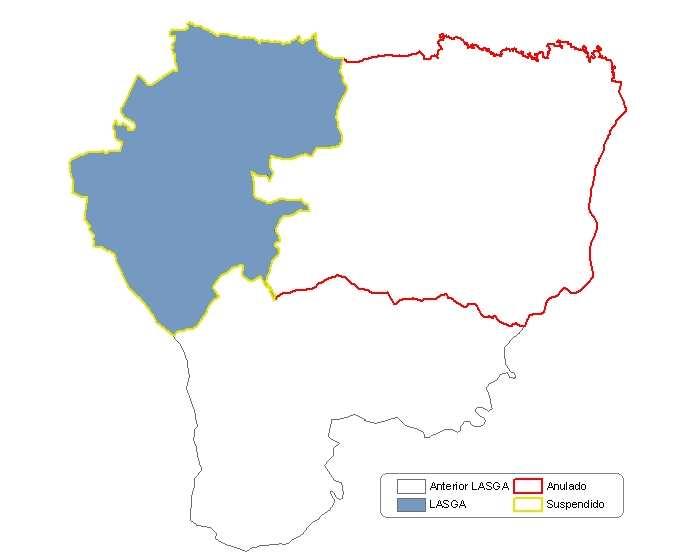 Na táboa seguinte e no gráfico da situación do planeamento: Barreiros posúe como figura de planeamento Normas Subsidiarias de Planeamento, Ribadeo un Plan Xeral de Ordenación Urbana e Trabada,