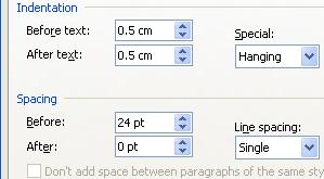 ٢- متن صفحه چكيده با فونت نازنين( ١٢ ) و فاصله سطرها Single است. متن چكيده با رعايت 24pt سانتيمتر فاصله از دو طرف كادر تايپ گردد. روش كار بدين شكل است: از عنوان چكيده و نيم Format > Paragraph >.