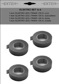 5mmx0mm, crna - kom - kom - kom - kom 90.60.03 ELEKTRO SET br.