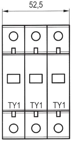 TY-4, 275-40, 4p Odvodnik prenapona TY-4, 440-40, 4p Odvodnik prenapona TY-, 275-60, p Odvodnik prenapona TY-, 440-60, p Odvodnik prenapona TY-3, 275-60, 3p Odvodnik prenapona TY-3, 440-60, 3p