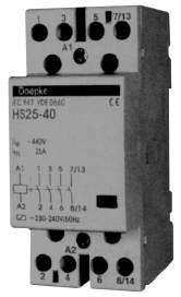 AC5 3A, EN6075, EN60947-4-, VDE 0660-02, DOEPKE GmbH HS 20-20/- HS 20-40/-3/-3 HS 2-230UC/25-40 HS 40/HS 63 2NO NO + NC 3NO + NC 3NC + NO 4NO Kontakti Ith Napon Masa g/ kom.