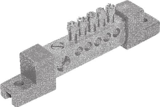 STEZALJKE N/PE, profil 5 x 0mm, 63A, 400V 29.48.