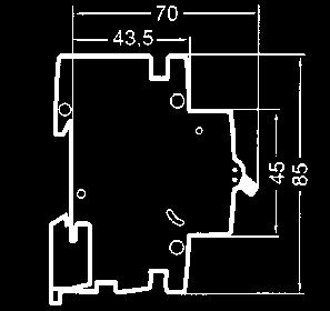 ISKLJUČENJE uz automatske instalacijske prekidače DLS 6, 0-230V/400V AC, IEC 60947-S-, DIN EN 60947-5-, VDE 0660-200, prigradnja lijevo, DOEPKE GmbH 2.98.