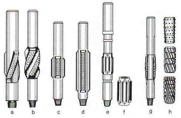 Proširivači stabilizatori rezači od karbida volframa sa 3-6 radnih rebara; kalibracija