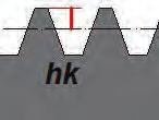 چرخ و شانه د- ارتفاع سردندانه ارتفاع سر دنده فاصله اي است كه برابر با مدول ميباشد و اين فاصله از سر دنده تا خط تماس دنده شانه با چرخدنده مي باشد. )دايره گام( h k نشان ميدهند.