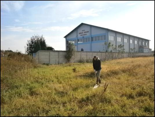 Slika 3. Uzorkovanje u zoni uticaja komunalno-industrijskih delatnosti Osipaonica, pored reciklažnog centra»zoran Junior«Deponija Godominsko polje 6.