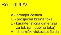 između inercijskih sila i viskoznosti inercijske sile nastoje potpomoći