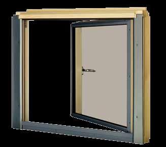 atlenkiamas atveriamas medinis langas BD_ L3 BXP L3 BVP L3 Karnizinio tipo langai Langai montuojami vertikalioje sienoje, jungiant kartu su bet kurios konstrukcijos Fakro stogo langu.