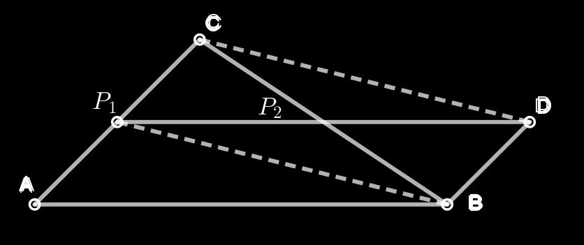 Definicija 1.26.. Srednjica trokuta je dužina koja spaja polovišta dviju stranica trokuta. Theorem 1.7. (O srednjici trokuta).