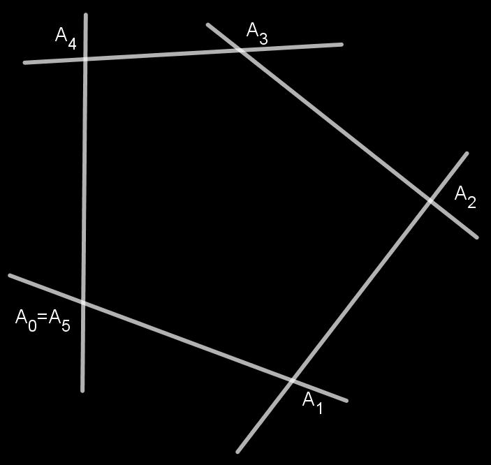 2. POLIGONI I POVRŠINA 53 M i su konveksni skupovi, a očito vrijedi P = M 0 M 1 M n. Presjek konveksnih skupova je konveksan skup, pa je i P konveksan skup. Definicija 2.5.. Kut BAC poligona kod vrha A kojeg čine stranice AB i AC je onaj od dva kuta čiji presjek s dovoljno malim krugom oko A leži u unutrašnjosti poligona.