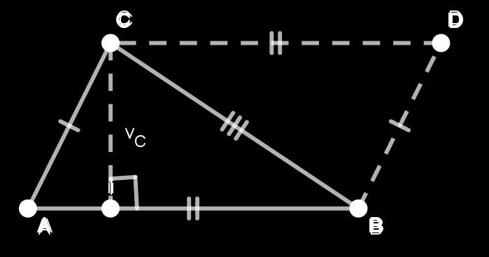 2. POLIGONI I POVRŠINA 60 Theorem 2.23.. (Površina paralelograma i trokuta) Neka je P QRS paralelogram sa stranicom a i njoj pripadnom visinom v, a trokut ABC sa stranicom c i pripadnom visinom v C.