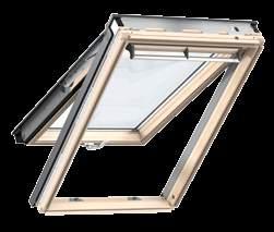 Stiklo išorinis paviršius padengtas palengvinančia valymą danga, kuri padės sutaupyti laiko valant stogo langą.
