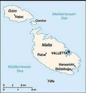 218 M a l t a V a r d a s Šalies vardas yra kilęs iš finikietiško žodžio Maleta, kurio reikšmė prieglobstis.
