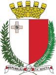 S imbolika Maltos herbas tai perskeltas skydas, kurio dešinioji pusė balta, o kairioji raudona. Viršutiniame baltosios skydo pusės kampe šv. Jurgio kryžius.