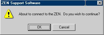 Thời gian giám sát Click nút OK để lưu lại các thay đổi. 2.6.2. Kết nối trực tuyến giữa máy vi tính và ZEN Kiểm tra giao tiếp với ZEN trước khi truyền chương trình hoặc kiểm tra chương trình.