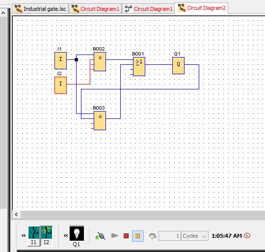 ĐIỀU KHIỂN LẬP TRÌNH CỠ NHỎ Bước 2: Mô phỏng. - Tools/Simulation hoặc nhấn F3 - Nhấn nút Run trên màn hình mô phỏng. - Bật/tắt I1, I2 để kiểm tra hoạt động. Bước 3: Kết nối mạch điện trên mô hình.