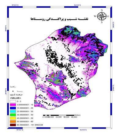 تحلیلی بر عوامل طبیعی مؤثر در پراکنش و استقرار سکونتگاههای روستایی.