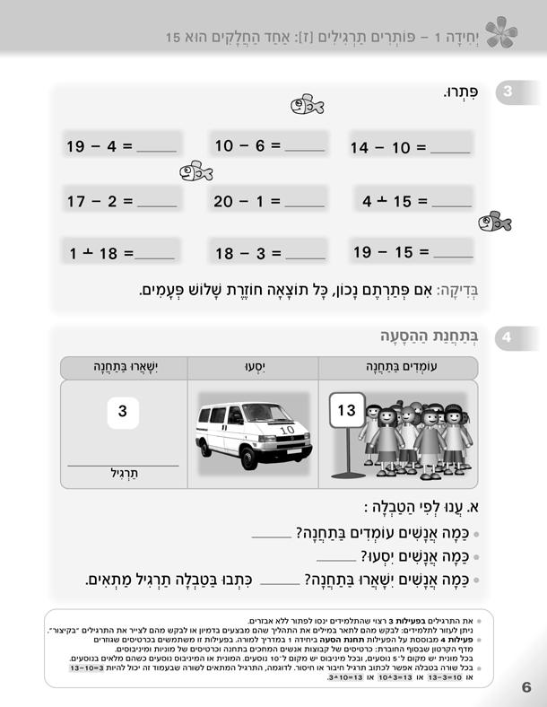 בהמשך לנלמד בחוברת המספרים עד - 20 הכרה ומבנה, נעשה כאן שימוש ב"ציור בקיצור",