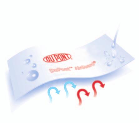 DuPont AirGuard parni zaptivci i parne brane Povećana energetska efikasnost i vazduhootpornost pomoću DuPont AirGuard parnih barijera i parnih brana Parootorna gradnja i sprečavanje