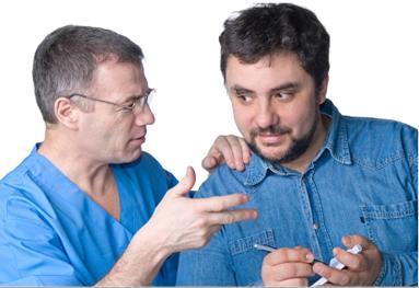 George are incredere in medicina alopata George se prezinta la medic la al treilea si al patrulea control (9 respectiv 12