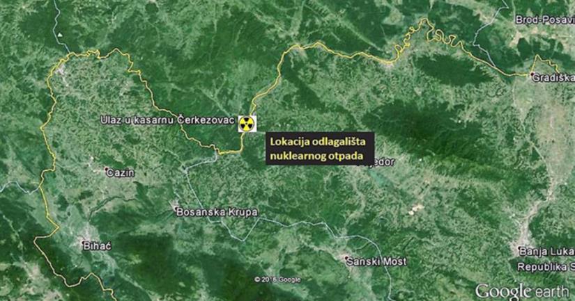 Slika 22. Potencijalna lokacija odlagališta RAO u RH, Čerkezovac Izvor: Front slobode 7.
