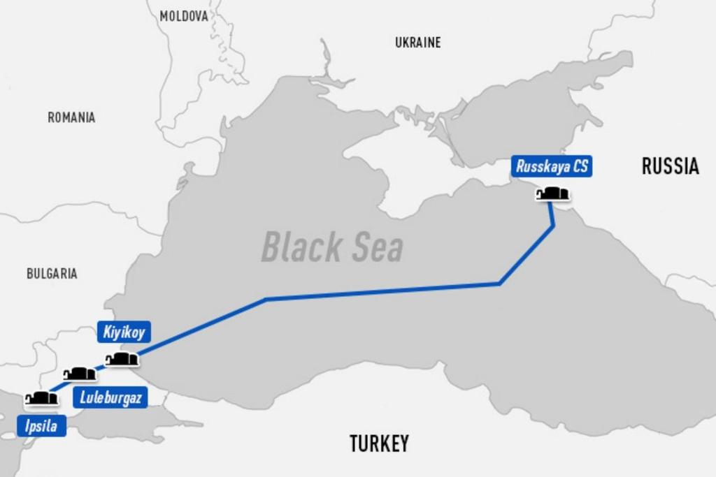 Ο Αγωγός Turkish Stream (Υπό Κατασκευή) Turkish Stream Length Diameter Capacity Anticipated Operational Date 1,100 km Outer diameter of 32 inches (812.
