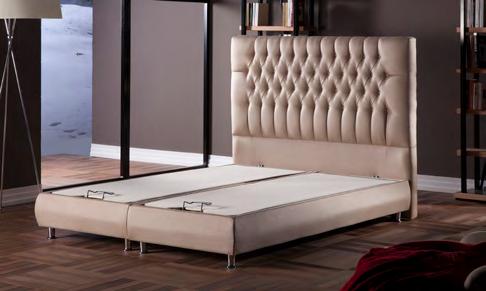 KΡEBATIA ΚΡΕΒΑΤΙ King Διπλό κρεβάτι διαχρονικής σχεδίασης με εξαιρετικής αισθητικής κεφαλάρι. Το κρεβάτι King αποτελεί ένα από τα best seller του είδους του σε σουίτες ξενοδοχείων σε όλο τον κόσμο.