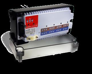KL08RF Κέντρο καλωδίωσης για ενδοδαπέδια θέρμανση οκτώ ζωνών (UFH) με    TRV10RFM, TRV28RFM, TRV10RAM Θερμοστατική βαλβίδα καλοριφέρ (TRV) με ασύρματη επικοινωνία Η TRV λειτουργεί με μπαταρία και