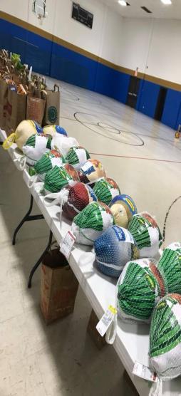 Monday, November 19th, thirty four families received Thanksgiving Food Baskets. As you know, our Food Pantry helps families that have a need for assistance.