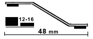 ΓΗΑΦΟΡΑ 7-12 mm ΚΟΛ. 100 cm Φ.