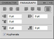 Επεξεργασία Φωτογραφίας Photoshop Σύρετε με το Horizontal Type Tool για να δημιουργήσετε ένα πλαίσιο κειμένου μέσα στο οποίο θα επικολλήσετε το κείμενο.