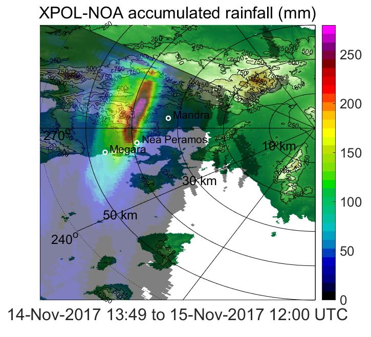 Συγχρόνως, στο πλαίσιο αυτό, έχει πραγματοποιηθεί η αποτύπωση των φυσικών καταστροφών που συνδέονται με έντονα καιρικά φαινόμενα στην Ελλάδα από το 2001 σε βάση δεδομένων, η οποία εμπλουτίζεται