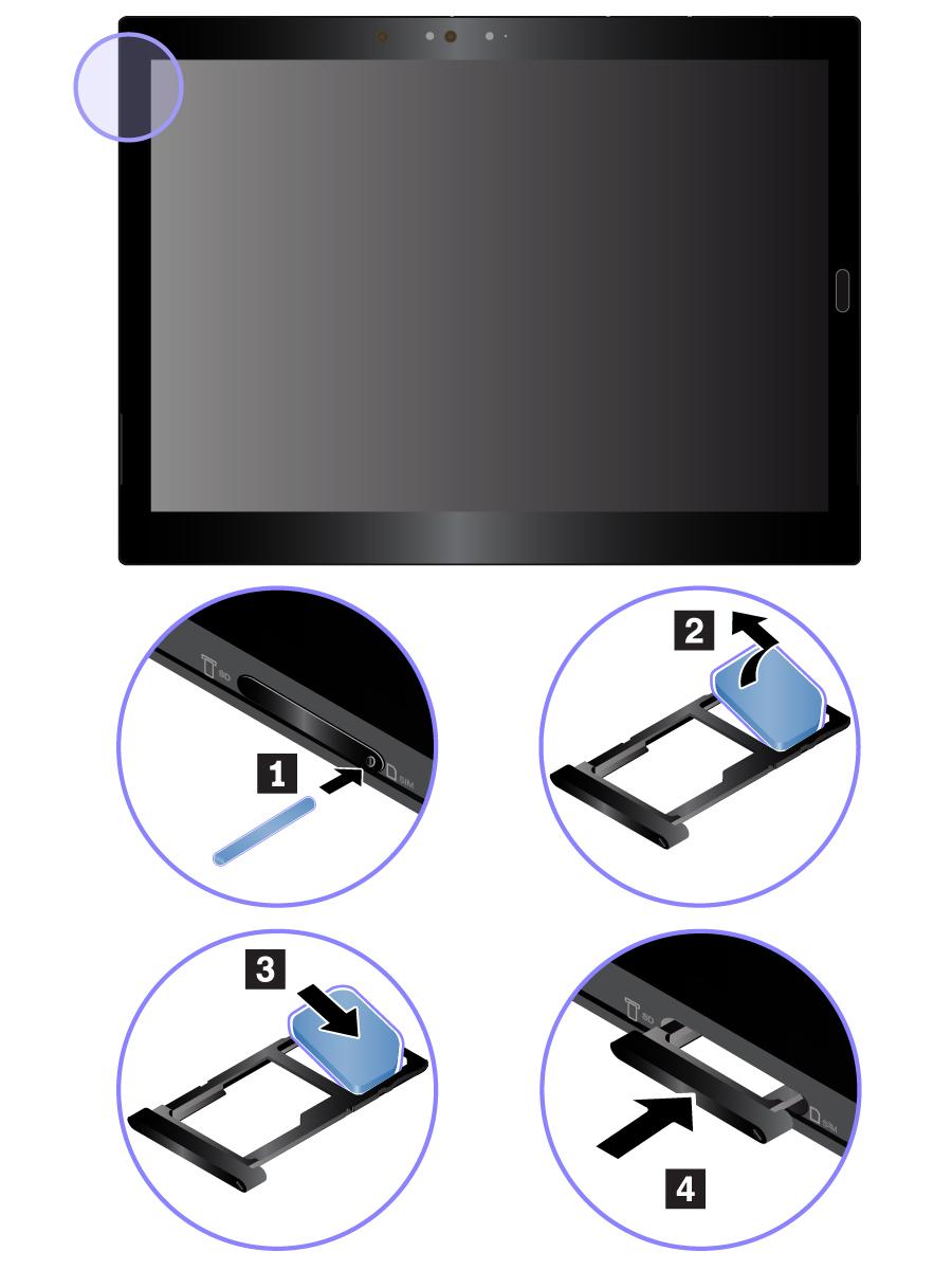 Απαιτείται κάρτα nano-sim ή εξωτερική συσκευή κινητής ευρυζωνικής σύνδεσης για τη σύνδεση σε ένα ευρυζωνικό δίκτυο κινητής τηλεφωνίας.