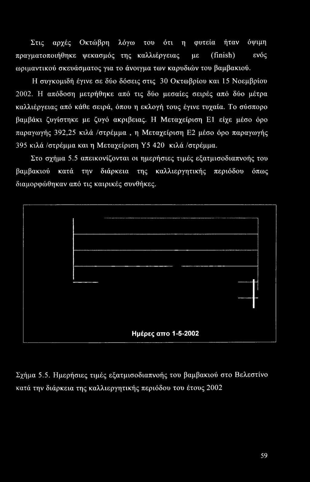 Το σύσπορο βαμβάκι ζυγίστηκε με ζυγό ακρίβειας.