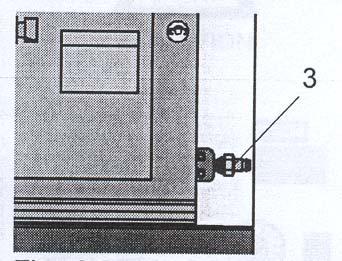 Ο υγραντήρας είναι μέσα στο δοχείο (1), που εγκαθίσταται κάτω από τον αγωγό εξαερισμού. Ένα φλοτέρ υπάρχει στο δοχείο για ασφάλεια.