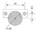 Τρυπήματα 35 / 45 slide on dowel rapid τύπου Blum 57STB 57STBKI(45) μεντεσές ίσιος χωρίς τακάκι 571ABE 57KI45* RAPIDEUS μεντεσές ίσιος με τακάκι ευρώβιδα 57571 μεντεσές ίσιος με τακάκι μεντεσές