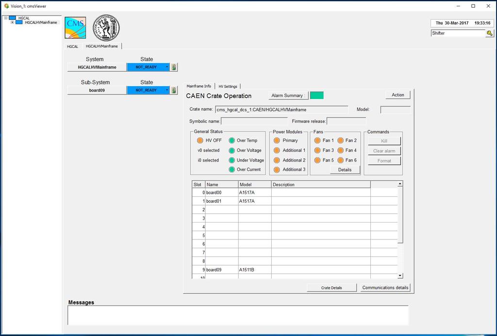 CHAPTER 5. THE HGCAL TEST BEAM DETECTOR CONTROL SYSTEM Figure 5.