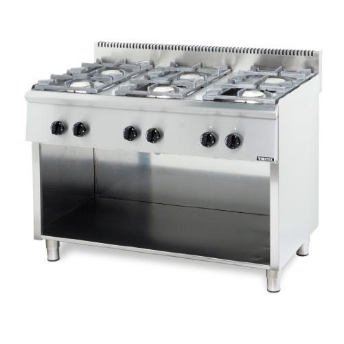 με Πιλότο: 980 206 ST Eurochef Δαπέδου 6 x 120/140 mm 1200 x 700 x 850