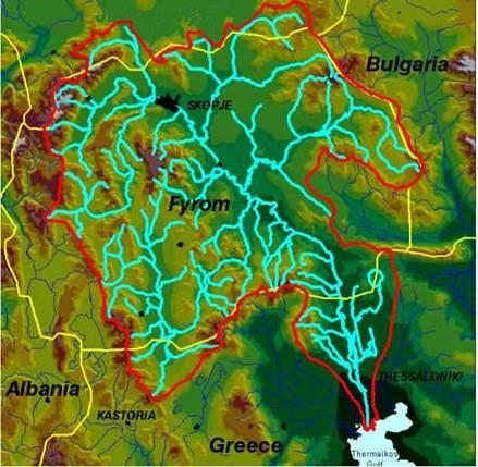 Εικόνα 5-3: Λεκάνη Απορροής Αξιού 5.8.2.