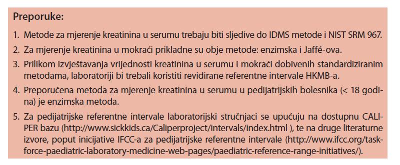 KREATININ-DJECA Radišić-Biljak V, Honović L, Matica J, Krešić B, Šimić Vojak S.