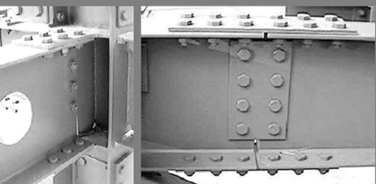 γωνιακό έλασμα (Singleplate-angle connections) ii) ii) Συνδέσεις με δύο γωνιακά στον κορμό της δοκού (double-web-angle