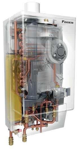 Hybrid + multi Το Hybrid + multi είναι η νέα υβριδική πρόταση της Daikin που συνδυάζει τεχνολογία αντλίας θερμότητας και λέβητα αερίου για τη θέρμανση, με κλιματιστικές μονάδες R2 για την ψύξη.
