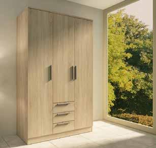 Ερμάρι με 3 πόρτες και 3 συρτάρια Wardrobe with 3 doors and 3