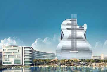 24 MOZAIK Hoteli i mahnitshëm në formë kitare Një hotel i ri në formë kitare dhe i lartë 138 metra po ndërtohet në Florida.