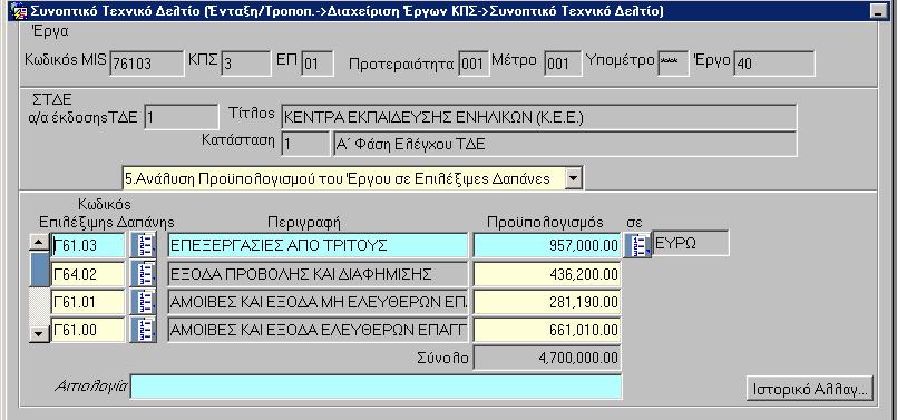 µήνυµα, ώστε, επειδή δεν πρέπει να εµφανίζεται διαφορά έστω και λίγων ΕΥΡΩ, να είναι δυνατόν µε µικρές προσαρµογές να αρθεί και να µην υπάρχει ασυµφωνία.