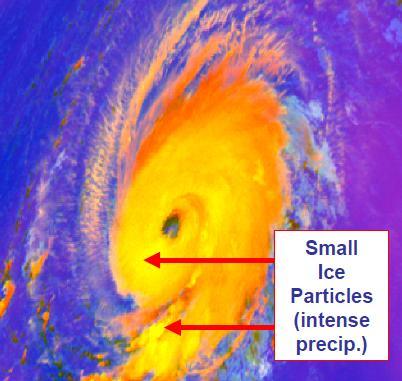 Εικόνα 2.4.6: Ανίχνευση του τυφώνα Isabel από δορυφόρο.