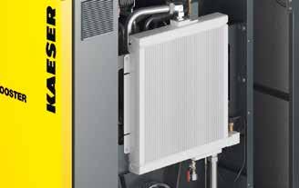 Up to 96 % usable for heating Η ανάκτηση θερμότητας μειώνει το κόστος Οι αεροσυμπιεστές μετατρέπουν την τροφοδοτούμενη ηλεκτρική ενέργεια σε 100% θερμότητα.